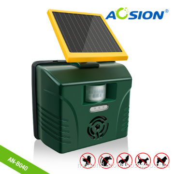 Pir Detection Solar Ultrasonic Sonic Wave Animal Pigeons Birds Repellent AN-B040